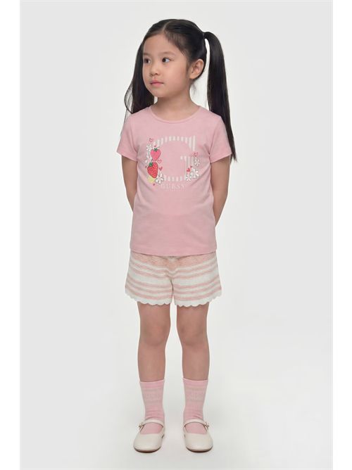 T-shirt con logo stampato GUESS | K6GI00K6YW4/A62C